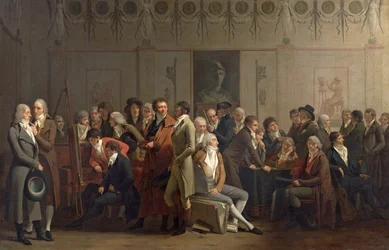 Reunión de Artistas en el Estudio de Isabey, 1798